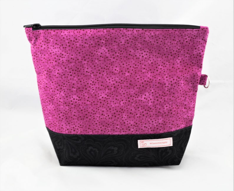 Project Knitting Crochet Pink Max 73% OFF Beautiful Craft Ranking TOP7 Zipper Storage Bag