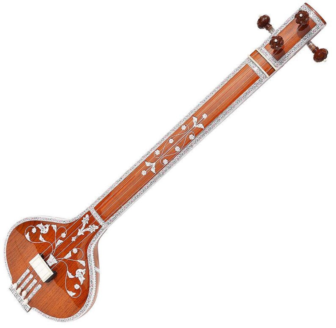 Tanpura Tambura Tanpuri 4 Main String Tun Wood Natural Etsy
