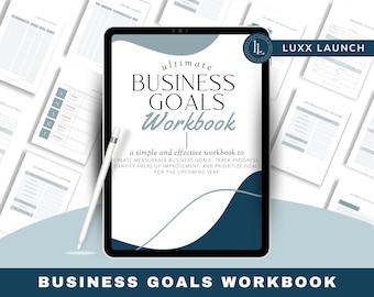 2025 Business Planner Workbook: Printable Business Goals Template (PDF)