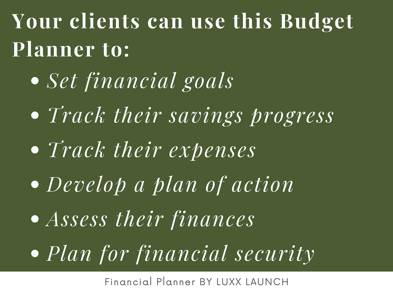 White Label Budget Planner Template, PLR Financial Planner Resell Templates, PLR Yearly Budget