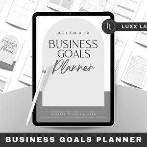 Business Goals Planner, Business Planner, Business Workbook, Business Planner Template, Printable Business Planner, Business Journal