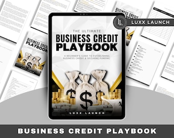 Business Credit Guide: Workbook, Vendors, Grants (Digital Download)