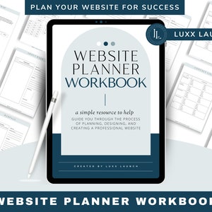 Planejador de site, Pasta de trabalho de planejamento de site, Planejador de site de negócios online, Pasta de trabalho de site, Modelo de planejador de site