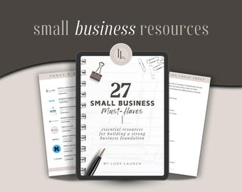27 Small Business Resources: Business Startup Tools (PDF)