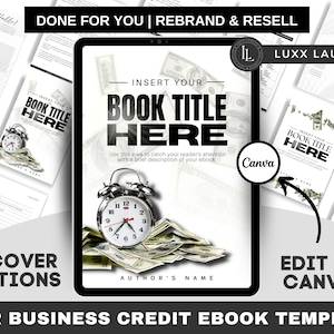 PLR Business Credit Guide, White Label Business Credit Guide, Busienss Credit Lead Magnet, Private Label Business Credit Ebook Template