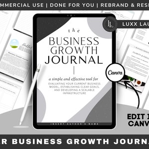 Private Label Business Growth Journal, Business Growth Journal, PLR Business Journal,Business Growth Workbook, Business Journal Template