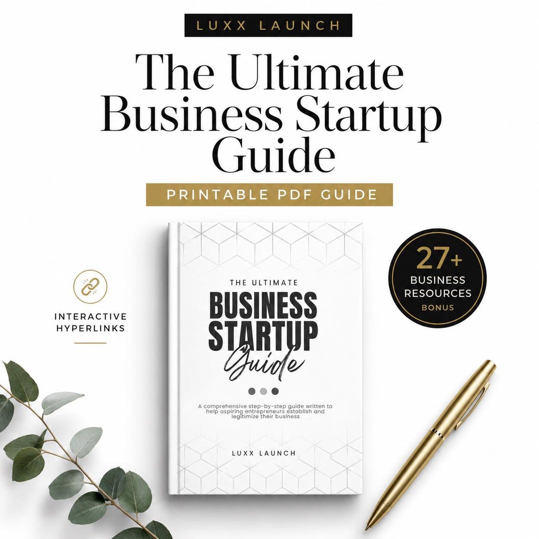 Business Startup Guide PDF | Start a Business Planner, LLC Setup ...