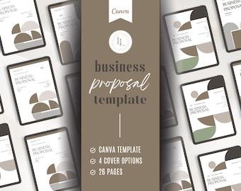 Business Proposal Template Canva | 26 Page Client Proposal Kit