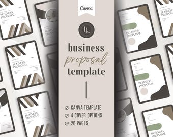 Client Proposal Template Canva | 26 Page Proposal Kit