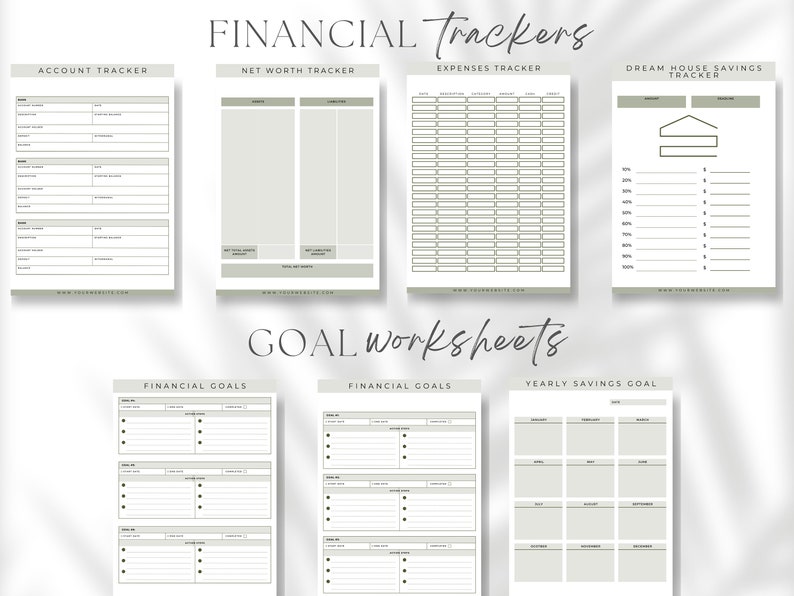 PLR Budget Planner Template, PLR Financial Planner Resell Template, PLR ...