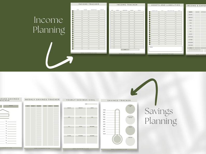 PLR Budget Planner Template, PLR Financial Planner Resell Template, PLR ...