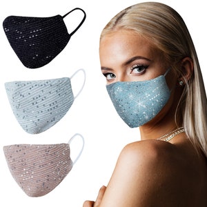 Best Seller! Spring Chic Sexy Sequin fashionable Soft & Breathable + Filter Face Mask for extra protection! *Free Shipping!*Guaranteed!