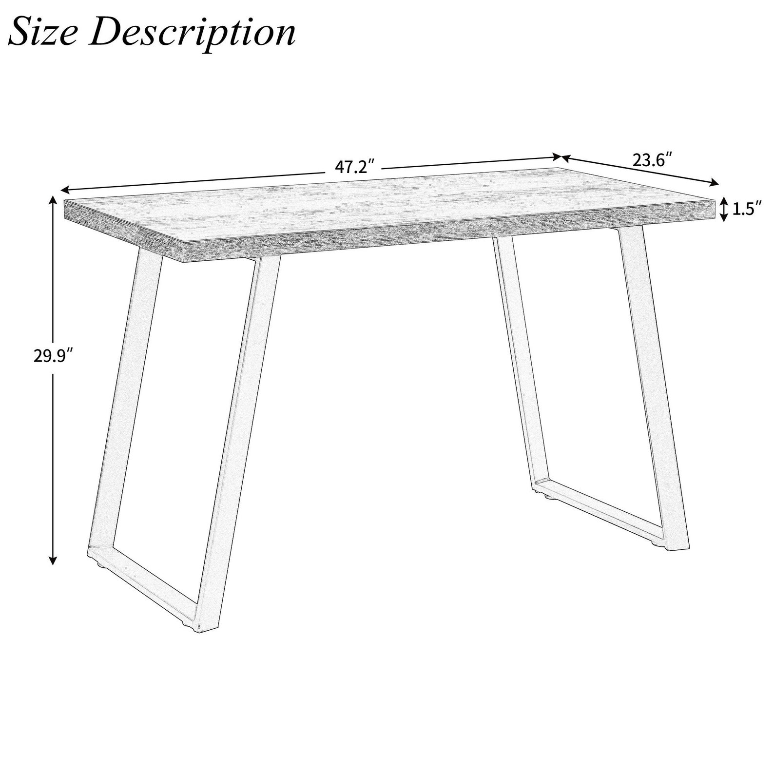 Vintage Study Table for Home Office Workstation Home Office Etsy