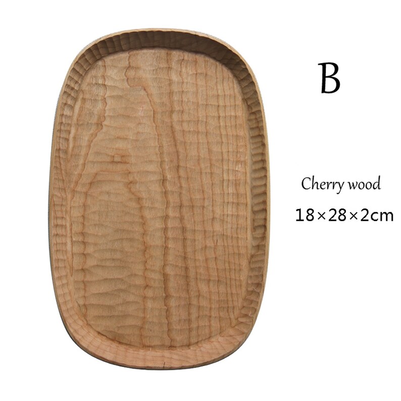 Cherry Wood Tray Black Walnut Wood Tray Solid Wood Etsy
