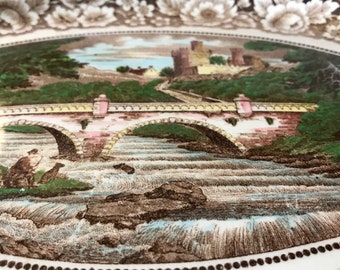 Vintage Societe Ceramique Serving Plate