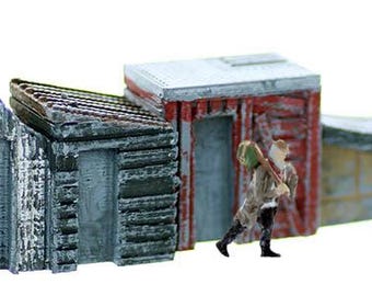 N Scale HOBO Shacks Old and Run Down FINISHED