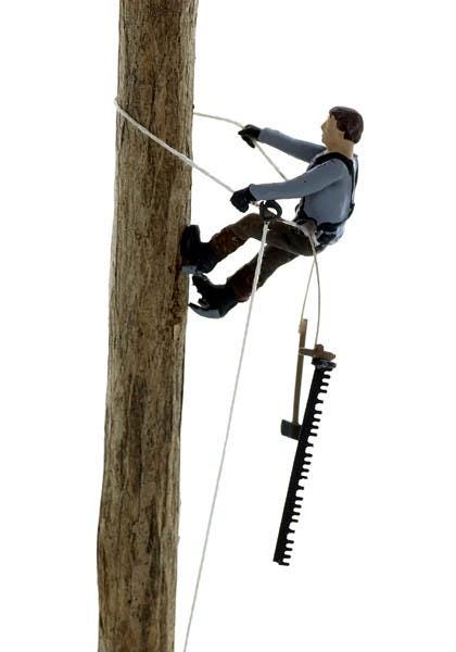 O Scale Logging Figure the Tree Topper or High Climber Finished - Etsy