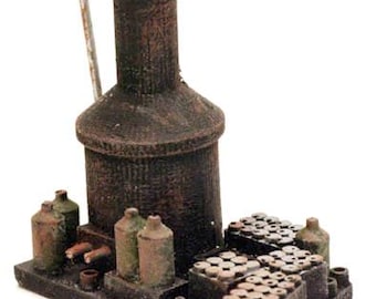 O Scale MOONSHINE Still Get your Brew Here comes Painted