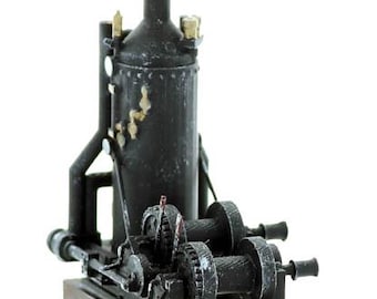 O Scale Steam Donkey Engine Finished Logging Model