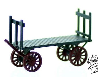 N Scale Baggage Wagon Finished Model Layout Ready 1:160 scale