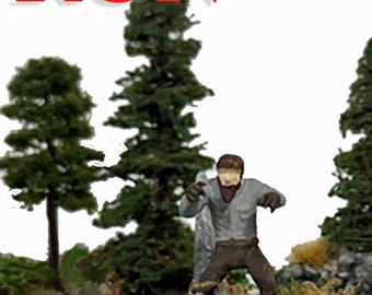 N Scale Wolfman Werewolf creature 1/160 Figure comes PAINTED