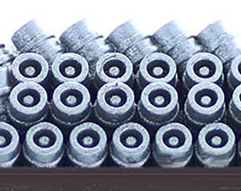N Scale BEER KEGS, Metal Style, 12 Pack, FINISHED