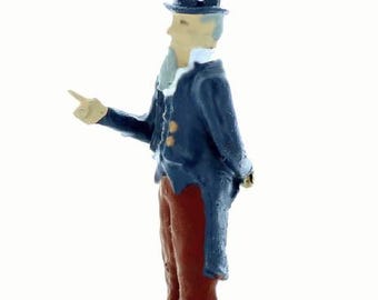 O Scale People, Uncle Sam in full red, white & blue Finished