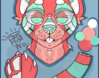 Traje de piel de panda rojo sandía prefabricado