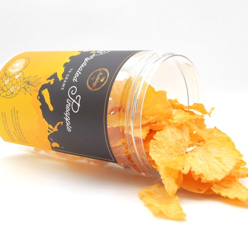 Dehydrated Pineapple 40g/70g Dehydrated Fruits Dehydrated Etsy