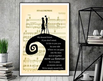 Jack And Sally Song Etsy
