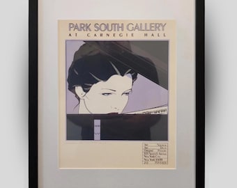PATRICK NAGEL "Park South Gallery" Vintage 80's Retro CUSTOM Framed Print Wall Decor Ready to Hang