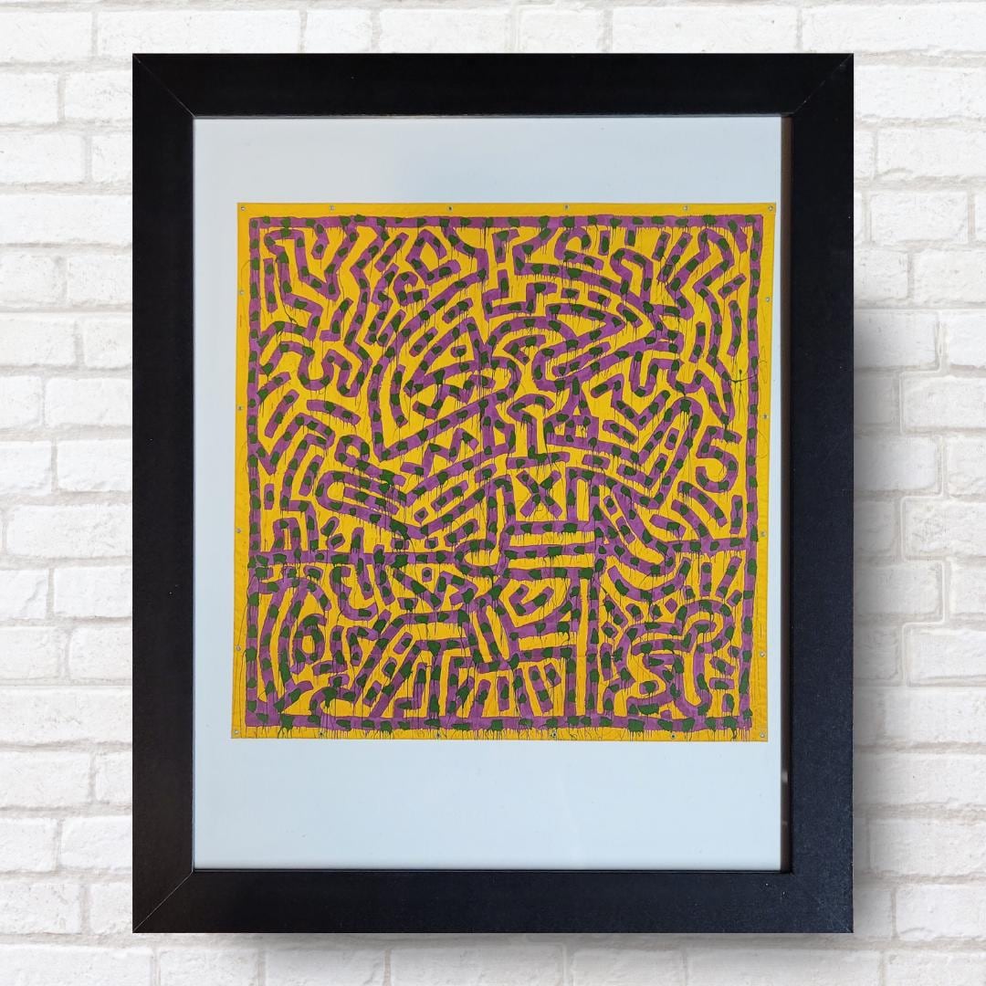 Keith Haring Vintage Contemporary Pop Art Framed Free Shipping Retro ...