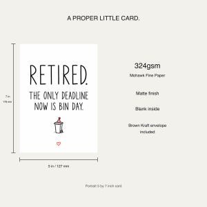 Card size and materials diagram: 7 by 5 inches, nominal 178 by 127 mm, 324gsm matte Mohawk Fine Paper, blank inside, with a brown Kraft envelope included.
