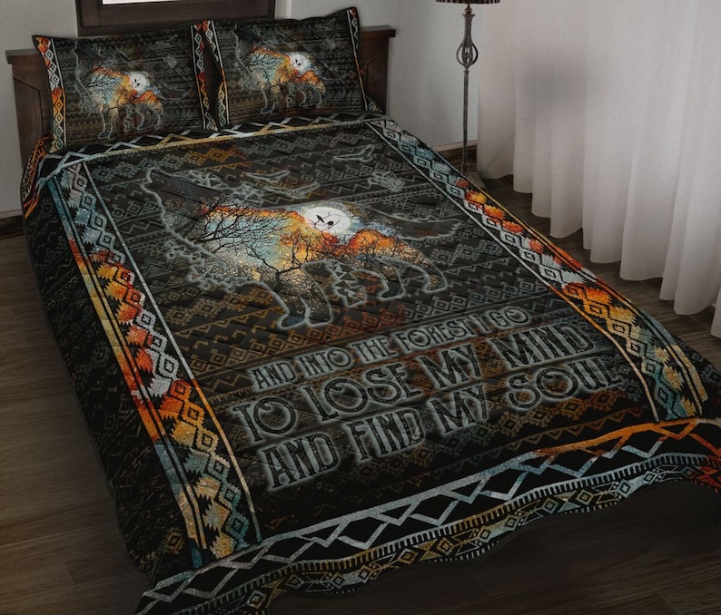 Twin Queen King Lose My Mind And Find My Soul Quilt Bed Set and Pillow Covers78 printed quilt Personalized Bed Set Quilt Bed Set Custom