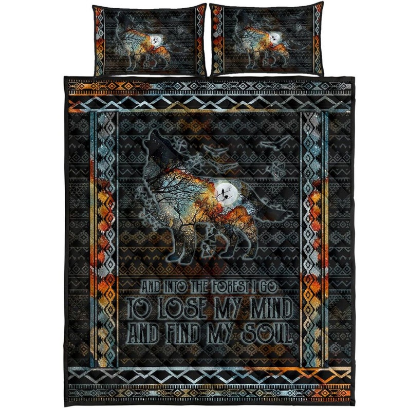 Twin Queen King Lose My Mind And Find My Soul Quilt Bed Set and Pillow Covers78 printed quilt Personalized Bed Set Quilt Bed Set Custom