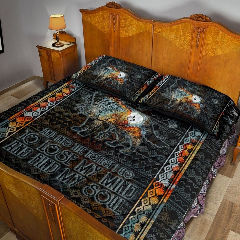 Twin Queen King Lose My Mind And Find My Soul Quilt Bed Set and Pillow Covers78 printed quilt Personalized Bed Set Quilt Bed Set Custom