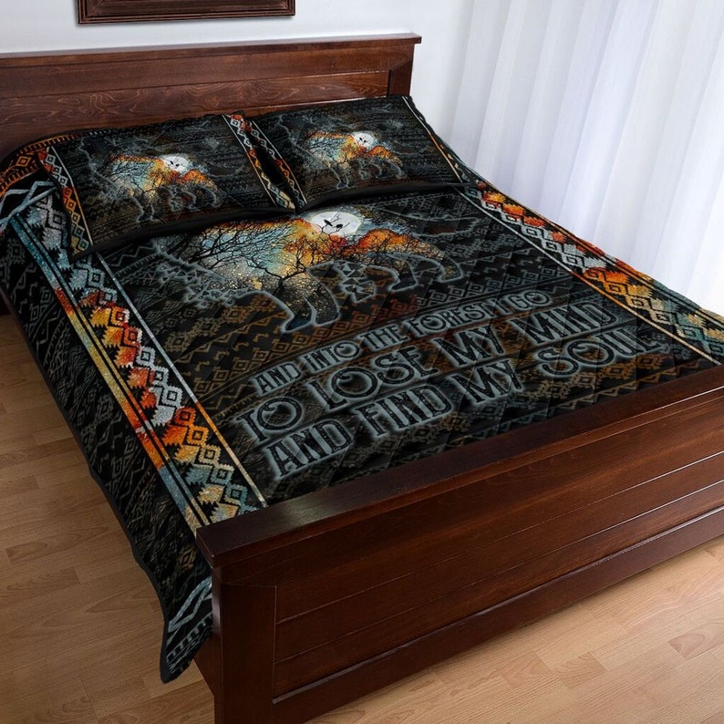 Twin Queen King Lose My Mind And Find My Soul Quilt Bed Set and Pillow Covers78 printed quilt Personalized Bed Set Quilt Bed Set Custom