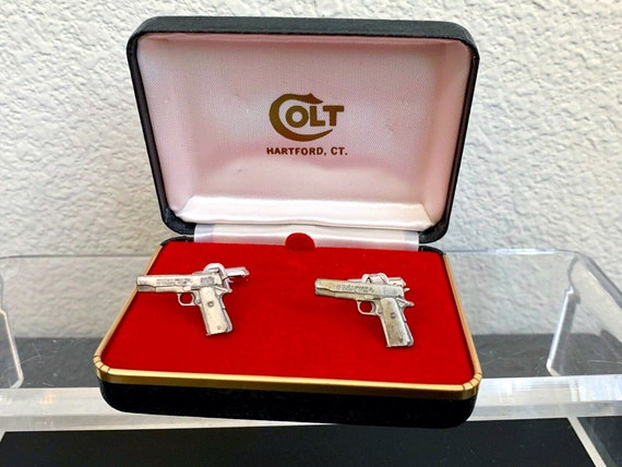 x~Vintage Colt Firearms Sterling Silver 925 Mark 4