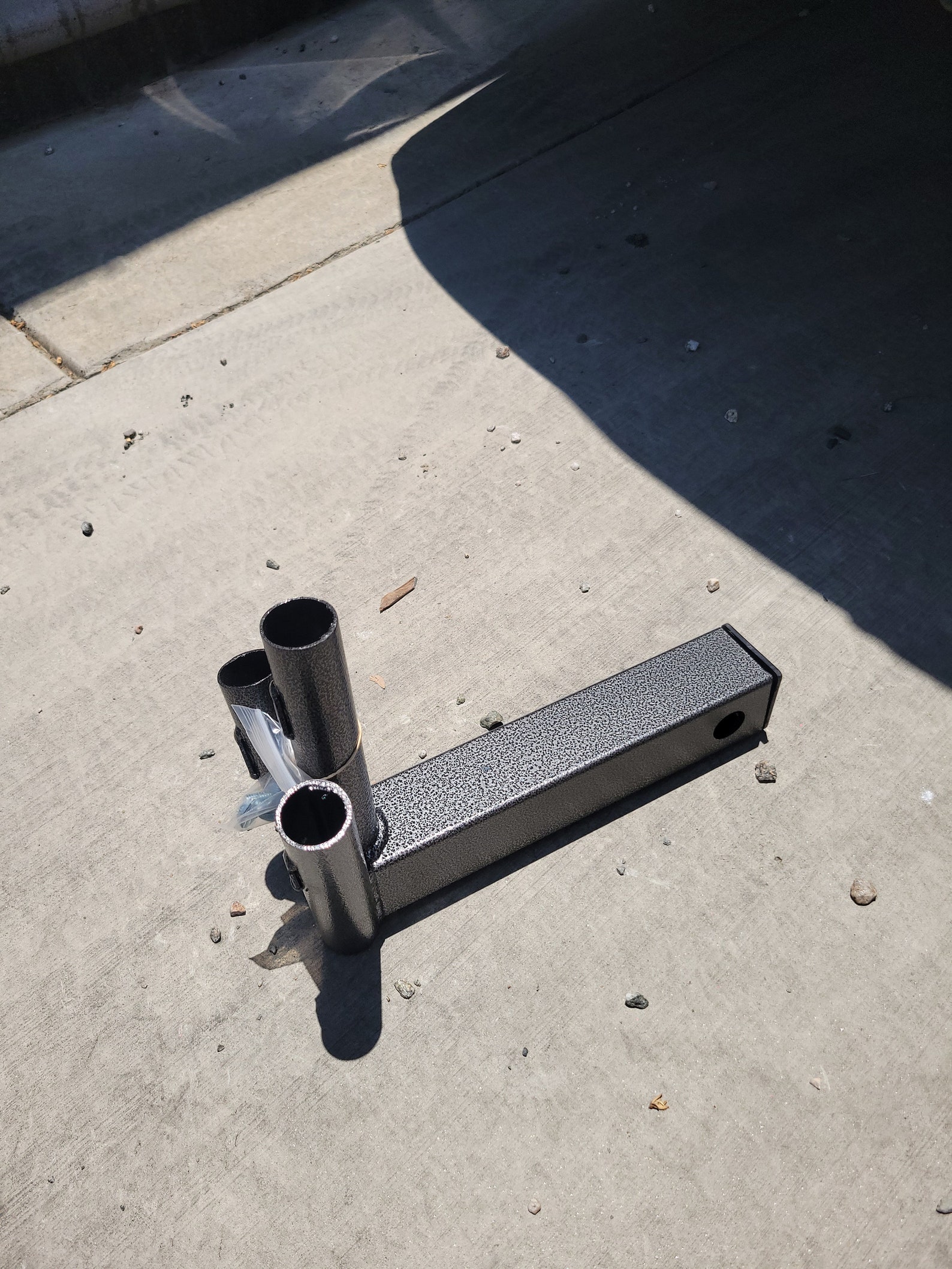 Trailer Hitch Flag Pole Mount Fits 3 Flag Poles Powder Etsy