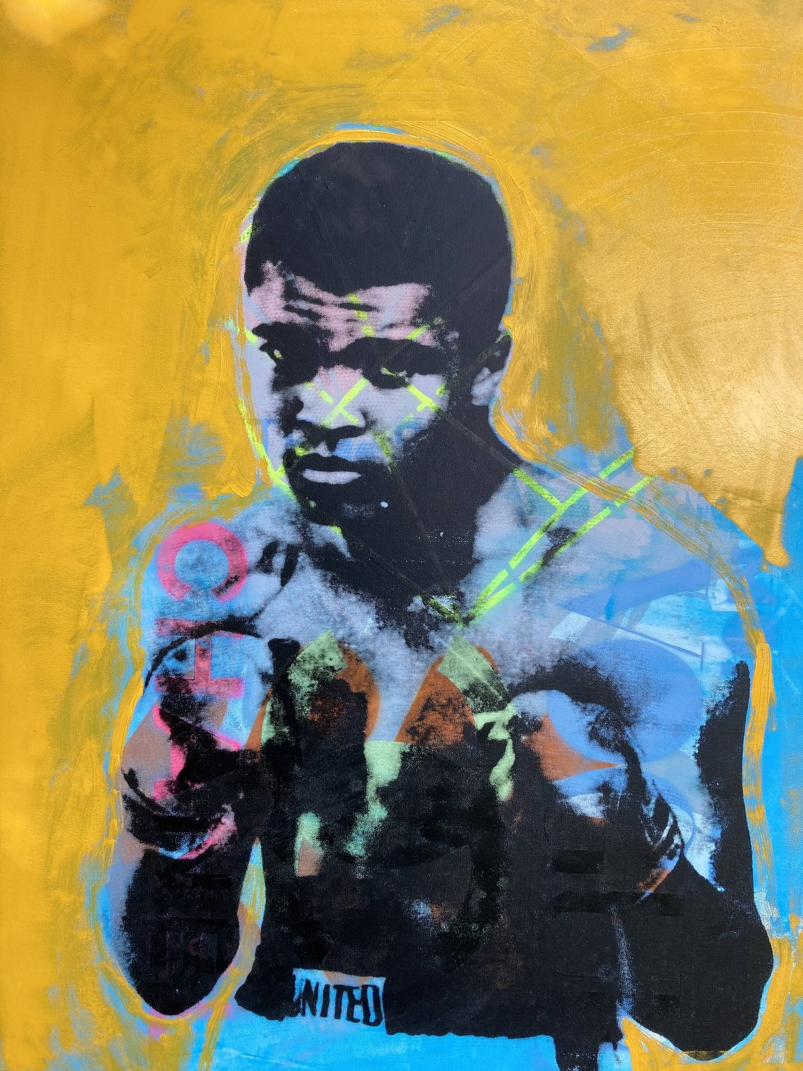 Muhammad Ali Pop Art Painting Wall Decor Original Fine Art | Etsy