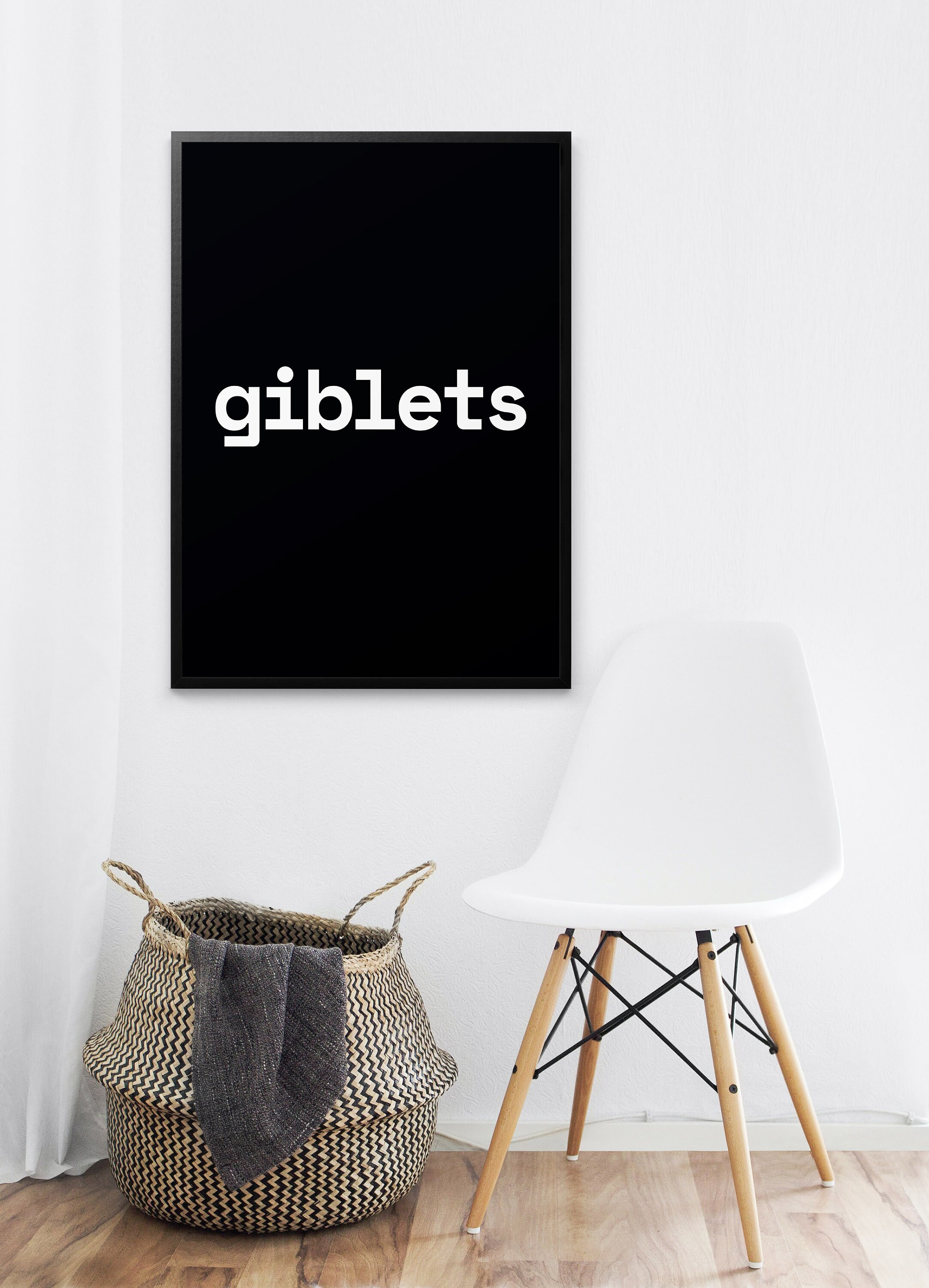 Giblets Giblets Word Hated Words Giblets Poster Art Etsy