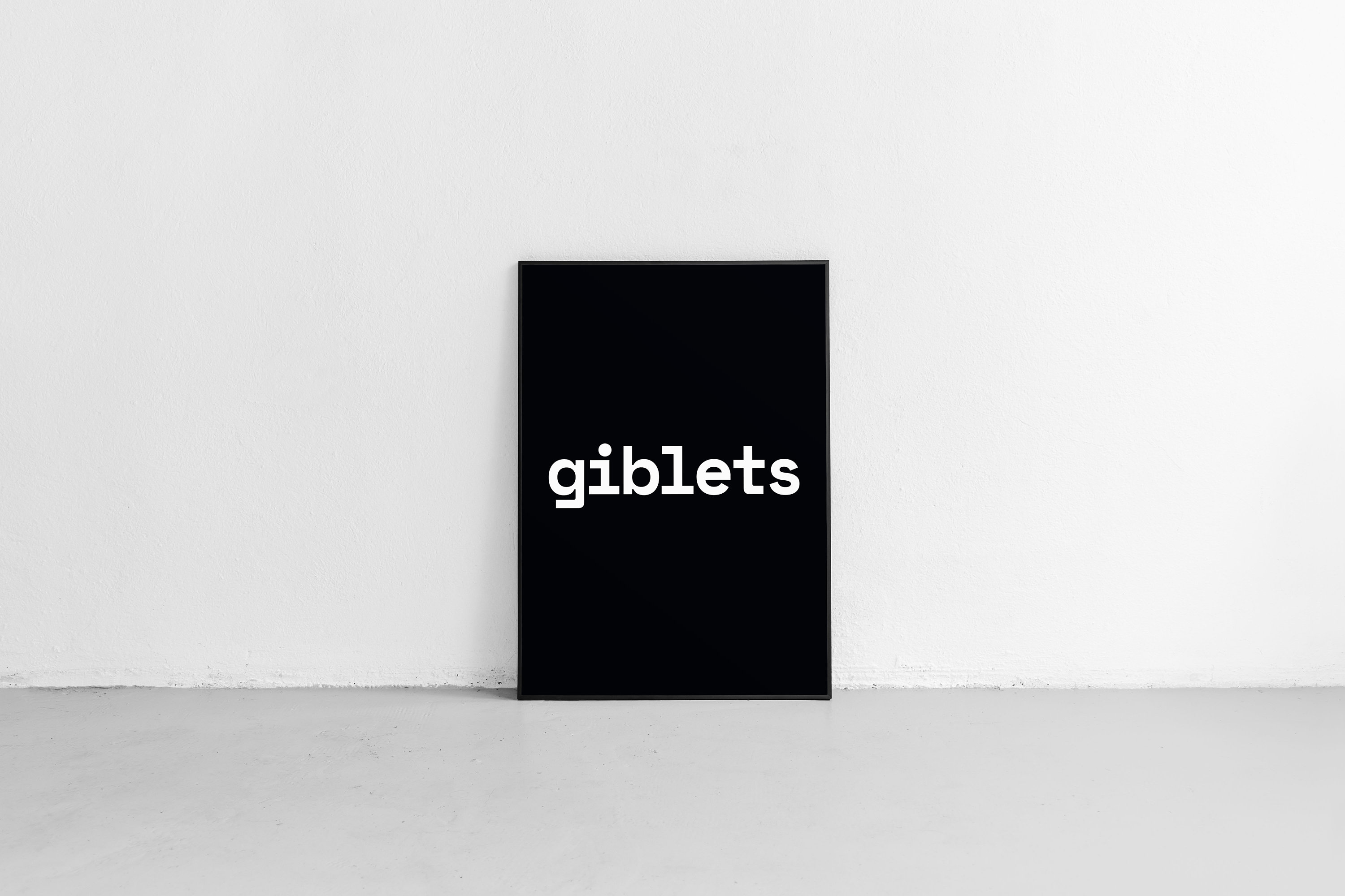 Giblets Giblets Word Hated Words Giblets Poster Art Etsy
