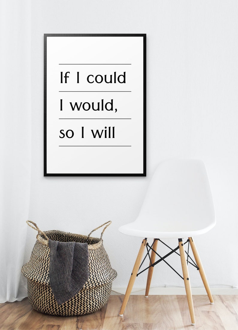 You Can Do It, Motivational Words, Inspirational Prints, Printable Wall Art, Home Decor, Typography Poster, Digital Download, Printables image 6