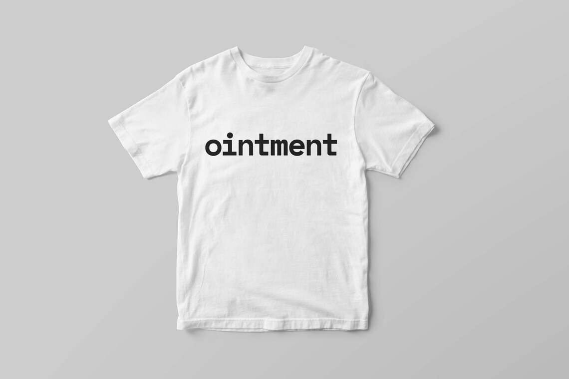 Ointment Ointment Word Hated Words Ointment Poster Art Etsy