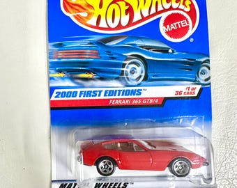 Hot Wheels Rot 2000 Erstausgaben Ferrari 365 GtB / 4 #1 von 36 Autos 333 SP Ferrari 550 Maranello New Mattel
