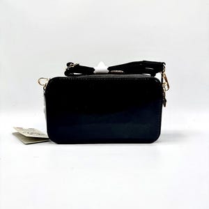 Neue Valentino Orlandi Crossbody Kameratasche Geldbeutel Schwarz Gold Hardware Mit Tags UVP 280 Italy Pink, Lavendel, Rot, Taupe, Weiß, Grau & Blau Bild 9