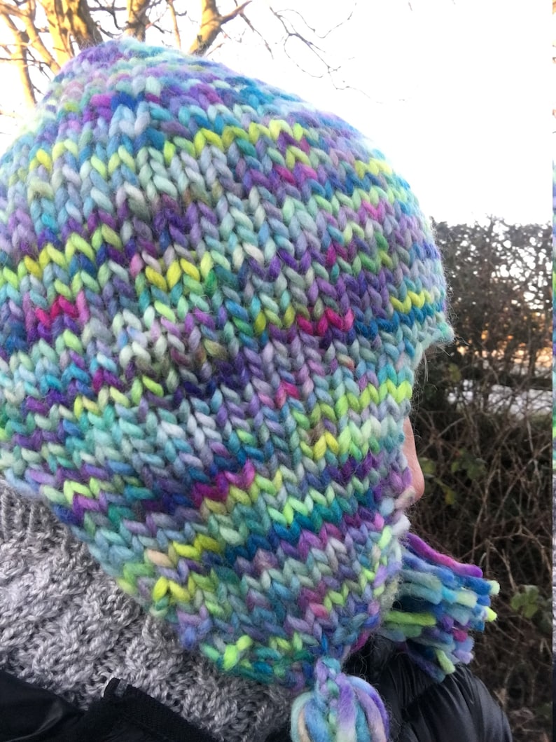Peruvian ski hat knitting pattern