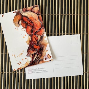 Tirage d’art « Reinecke Fox » – carte postale originale A6