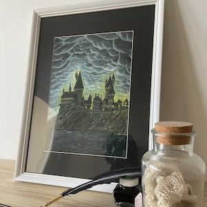 Tirage d'art "Magic Castle" - Un hommage à un univers fantastique bien-aimé - Affiche A4 ou carte postale A6