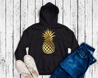 Christmas Gift,custom Printed Hoodie, Personalised Hoodie, Anniversary Gifts, Fruits lovers, Pineapple lover, winter hoodie, gifts for men